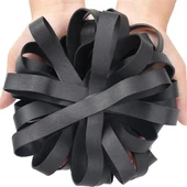 Mare bandă de cauciuc negru